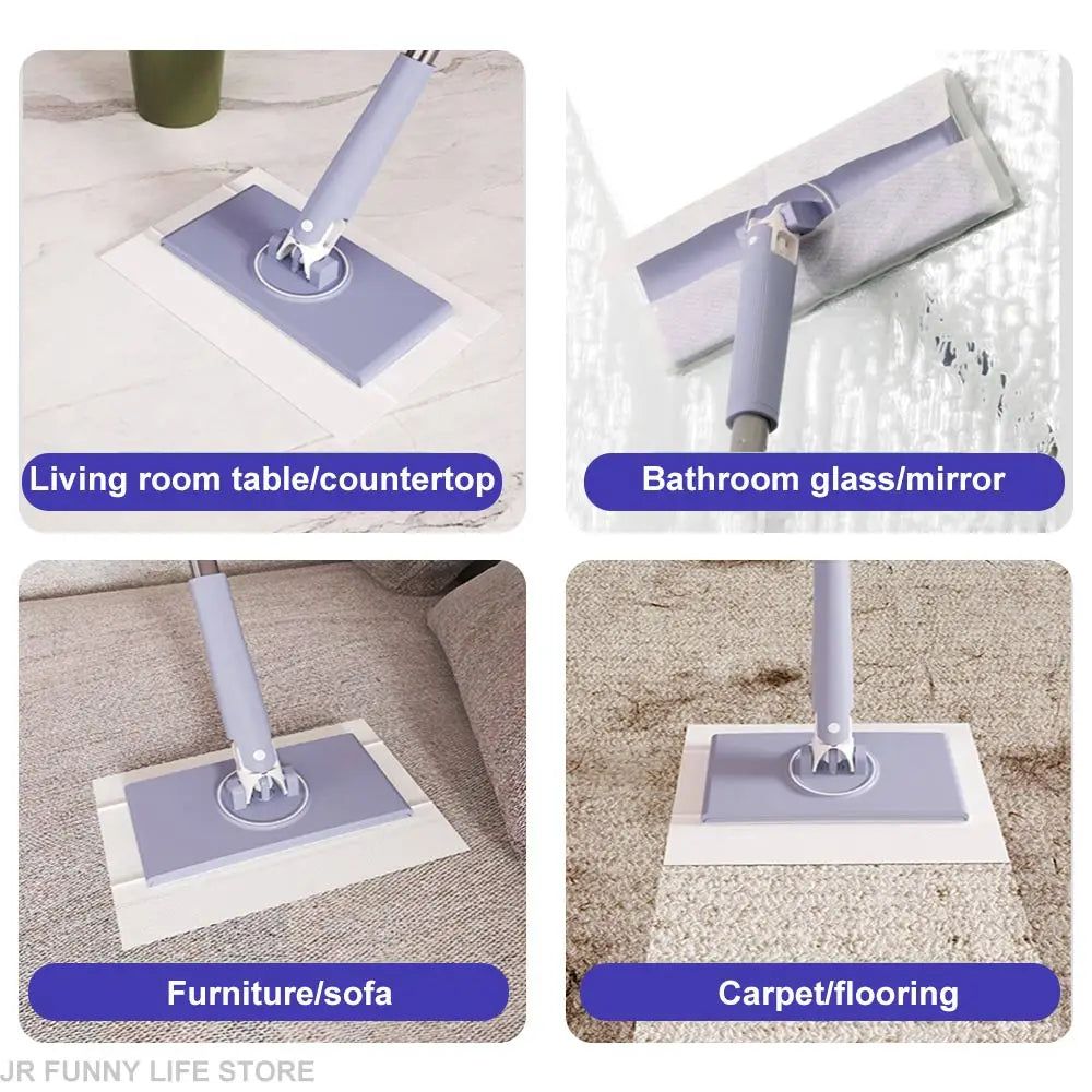 Large Hands-Free Cleaning Mop For window Floor