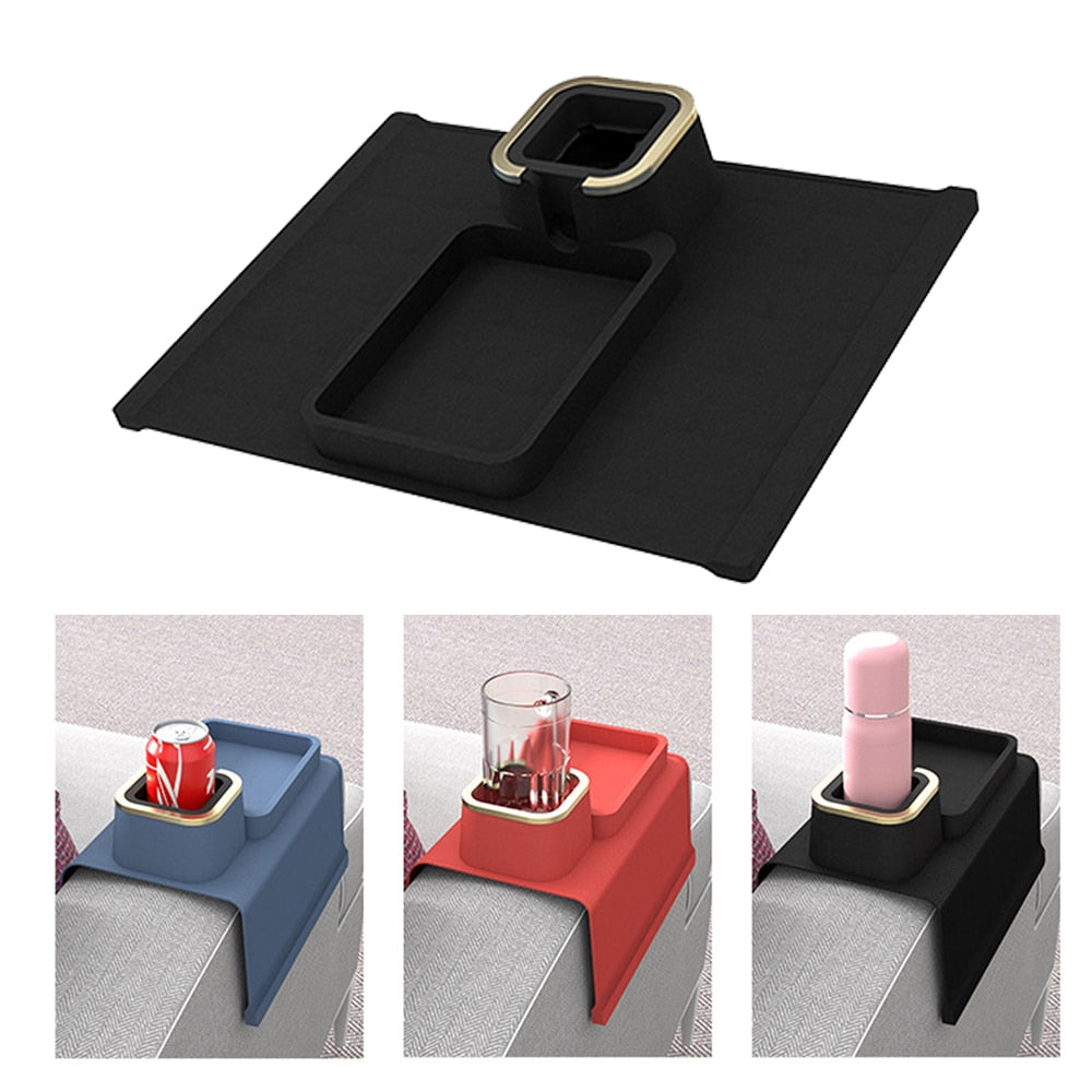 Silicone Sofa Armrest Tray