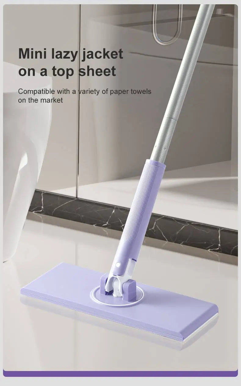 Large Hands-Free Cleaning Mop For window Floor