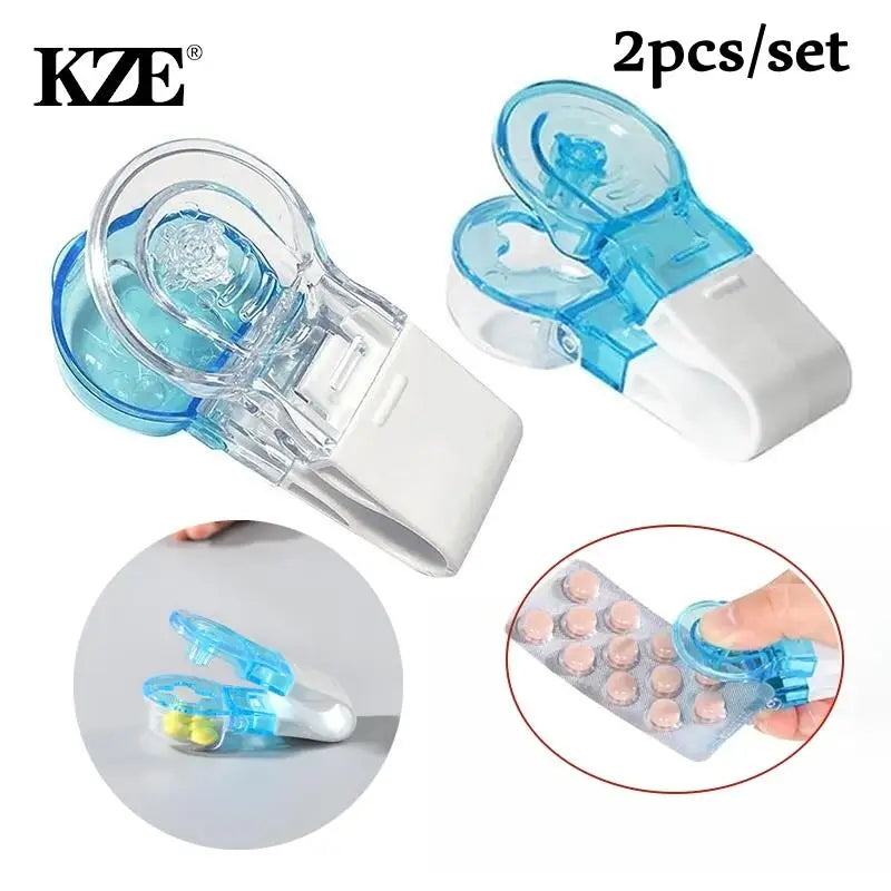 2pcs Portable Pill Taker