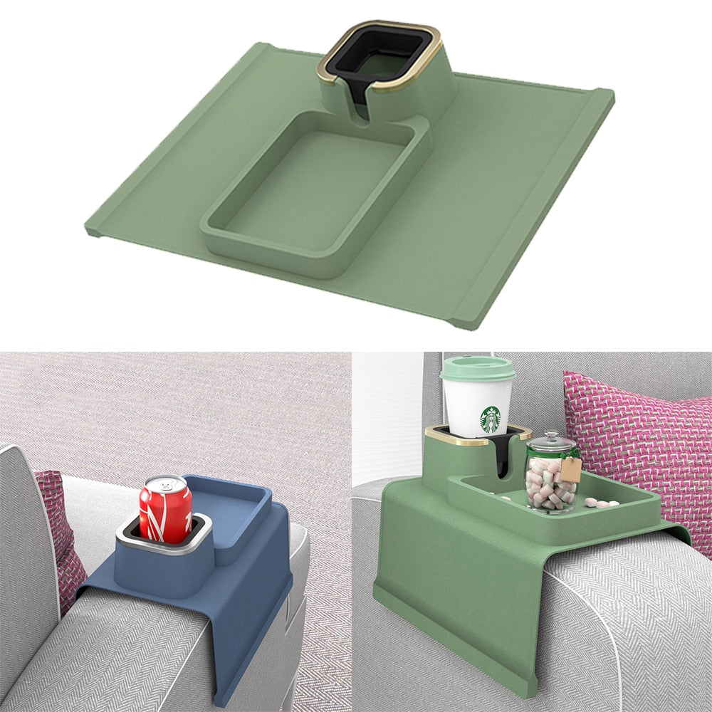 Silicone Sofa Armrest Tray